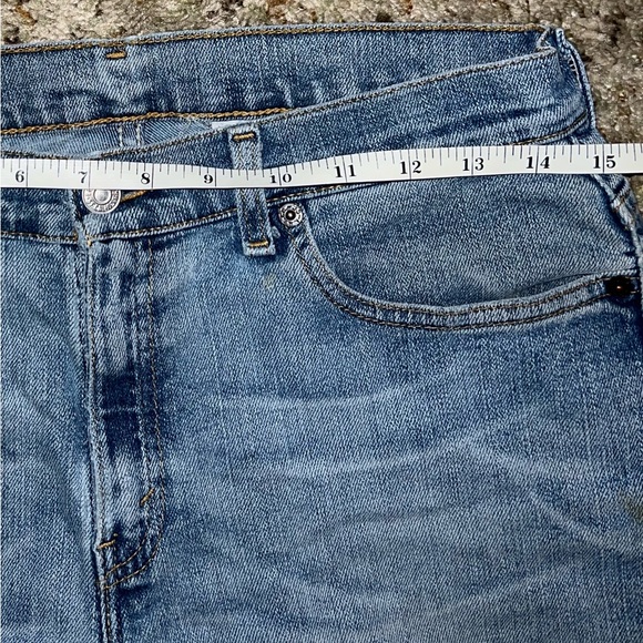 VINTAGE Y2K Levi's 515 Low Rise Stretch Stone Wash Bootcut Jeans Size 10 Long - Picture 9 of 11